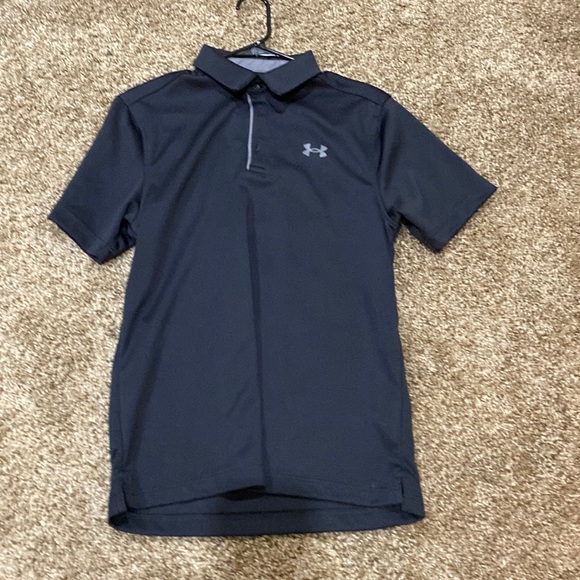 Under Armour Shirts Mens Black And Gray Under Armor Dress Shirt